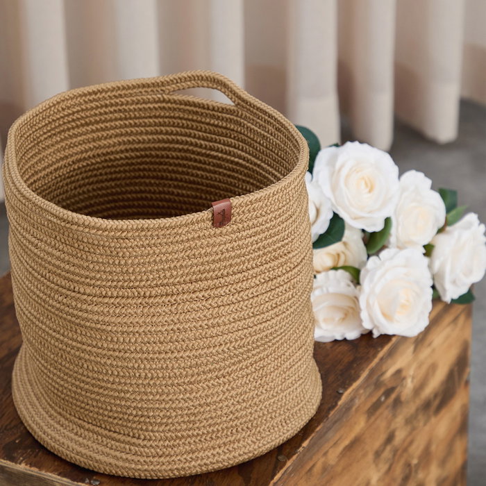 Aberto Design Cesta de Yute Coco24011 Marrón